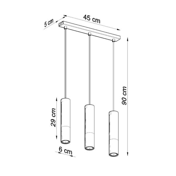 Pendant Lamp Loopez 3l Black/chrome - Image 4