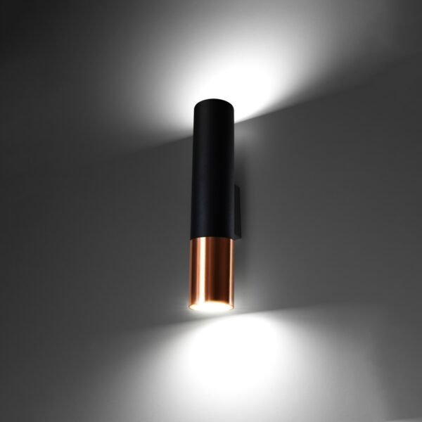 Wall Lamp Loopez Black/copper - Image 3