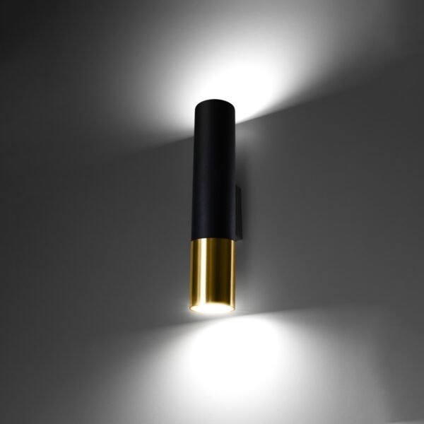 Wall Lamp Loopez Black/golden - Image 3