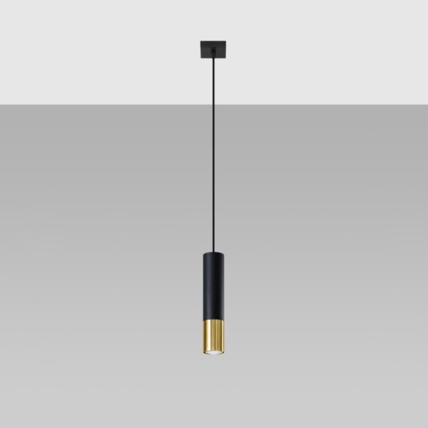 Pendant Lamp Loopez 1 Black/golden - Image 2