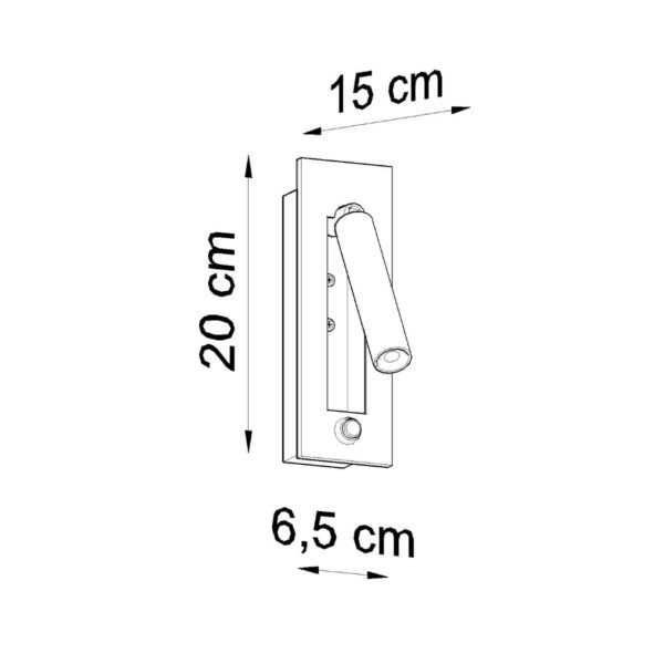 Wall Lamp Enif Black - Image 6