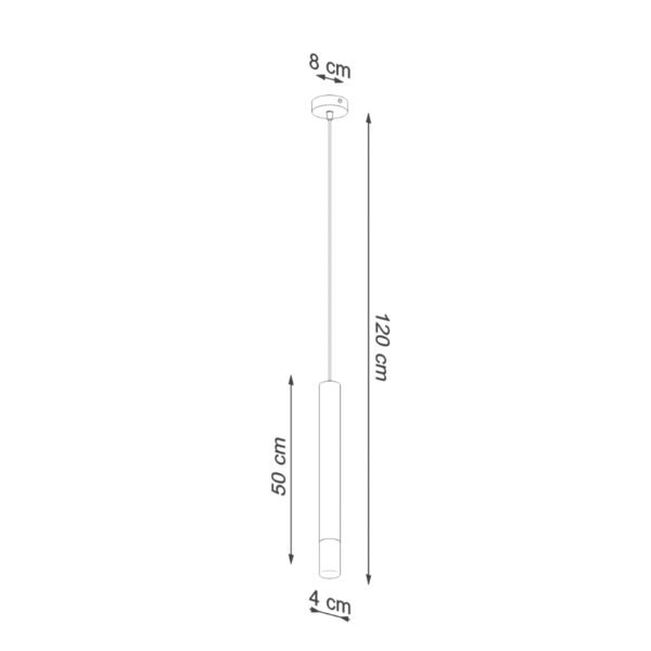 Pendant Lamp Wezyr 1 White - Image 4