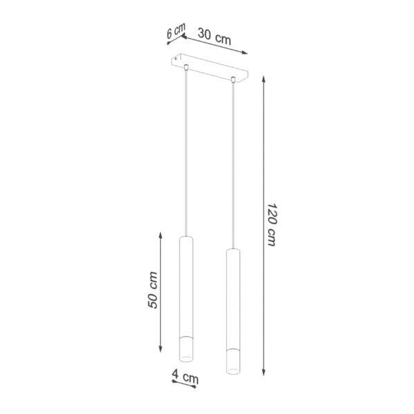 Pendant Lamp Wezyr 2 Black - Image 4