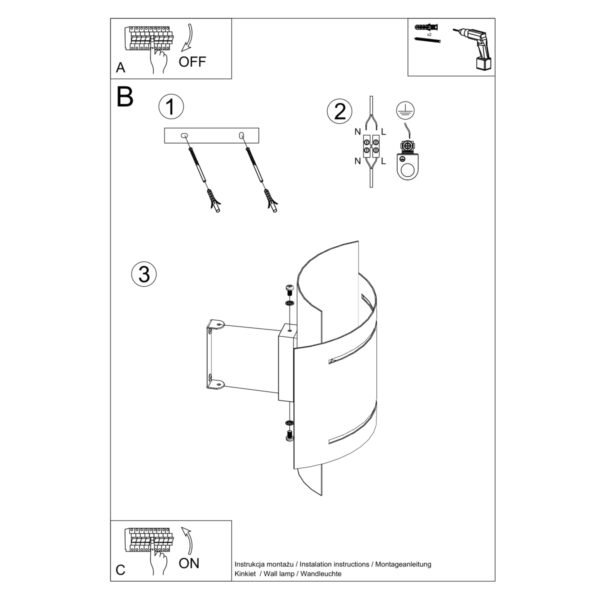Wall Lamp Hestia Black - Image 5