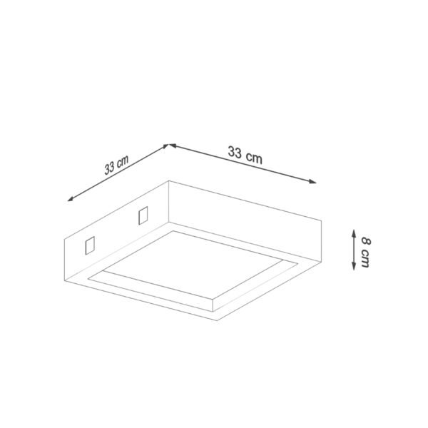 Ceiling Lamp Riza Concrete - Image 4