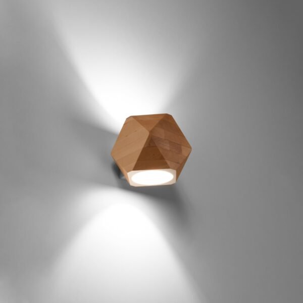 Wall Lamp Woody Natural Wood Single Wall Lights Modern Designer Lights