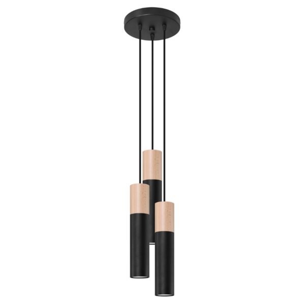 Pendant Lamp Pablo 3p Black