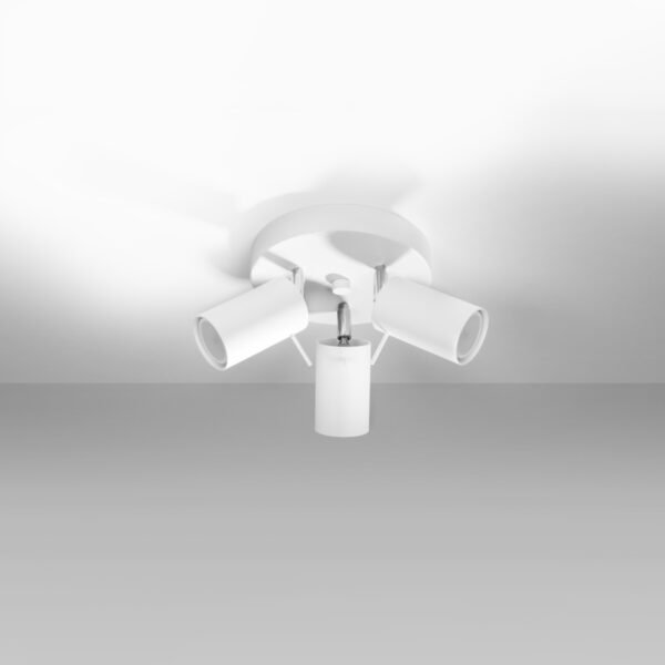 Ceiling Lamp Ring 3p White - Image 2