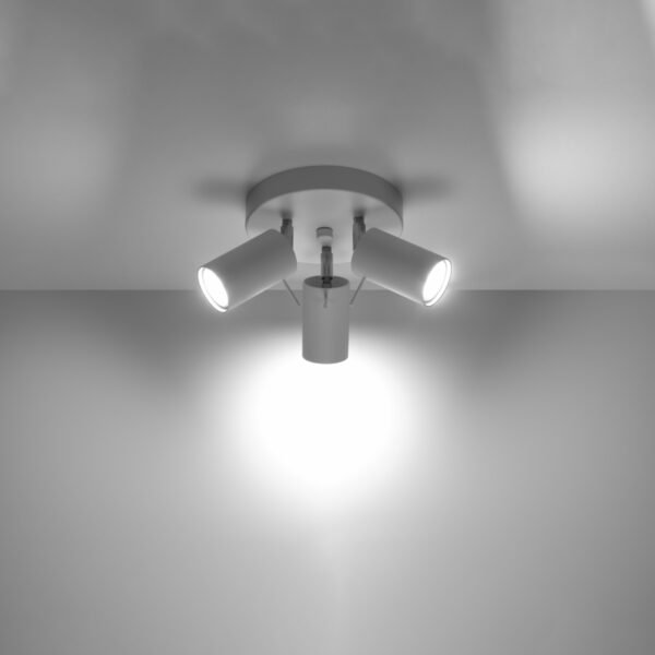 Ceiling Lamp Ring 3p White - Image 3