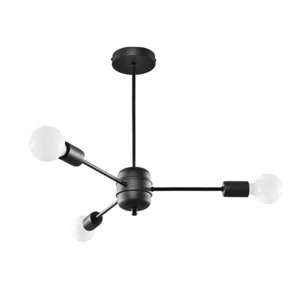 Chandelier Lango 3 Black Ceiling Chandeliers Modern Designer Lights