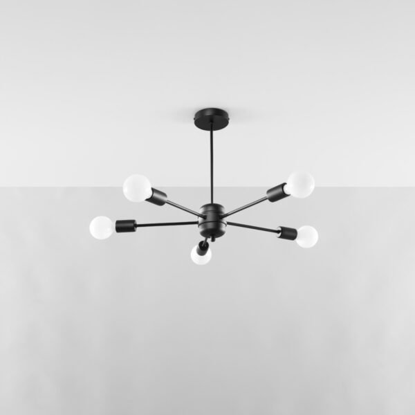 Chandelier Lango 5 Black - Image 2