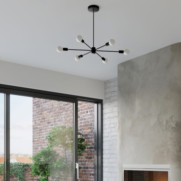 Chandelier Lango 6 Black - Image 6