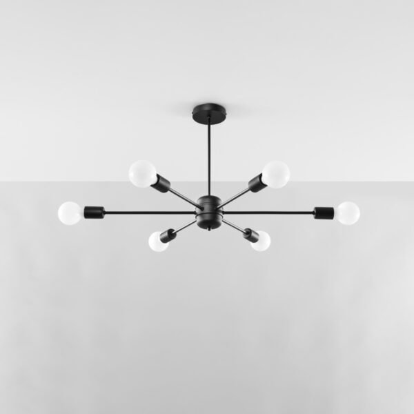 Chandelier Lango 6 Black - Image 2