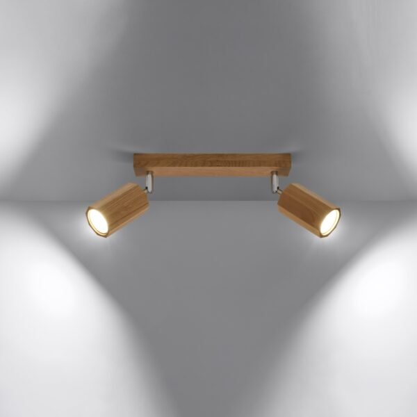 Ceiling Lamp Zeke 2 Oak - Image 3