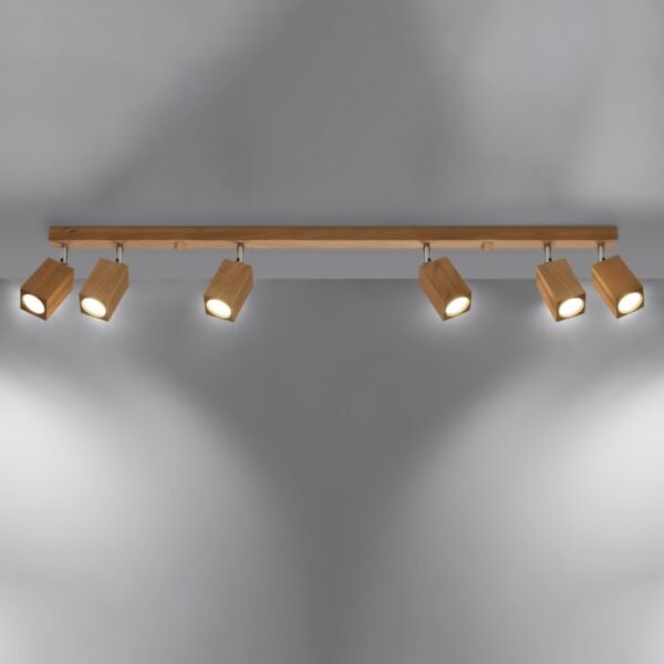 Ceiling Lamp Keke 6 Oak - Image 3