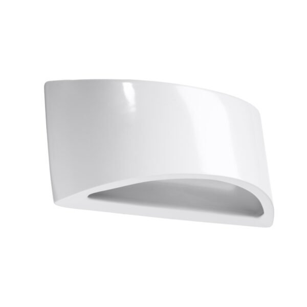 Varnished Wall Lamp Vixen White Gloss