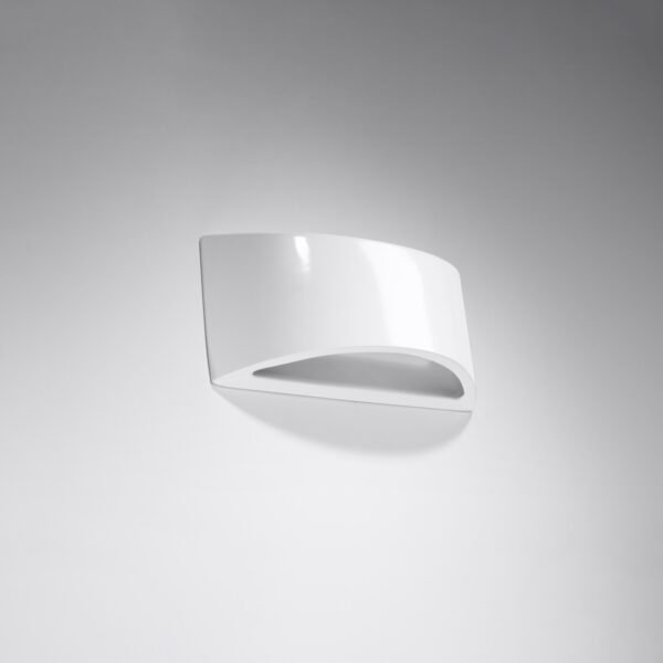 Varnished Wall Lamp Vixen White Gloss - Image 2