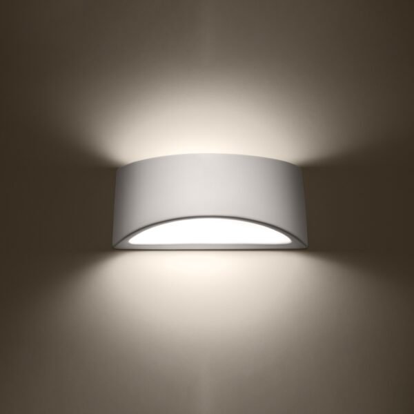 Varnished Wall Lamp Vixen White Gloss - Image 3