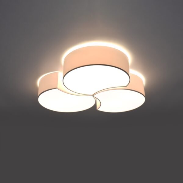 Ceiling Lamp Circle 3b White - Image 3