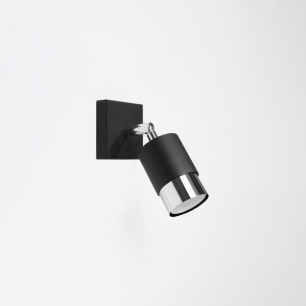 Wall Lamp Nero Black/chrome - Image 2
