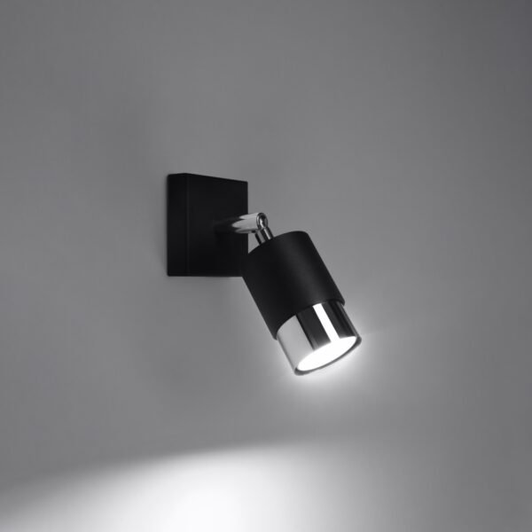 Wall Lamp Nero Black/chrome - Image 3