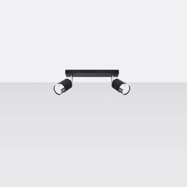 Ceiling Lamp Nero 2 Black/chrome - Image 2