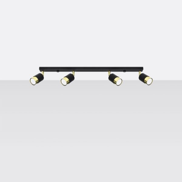 Ceiling Lamp Nero 4 Black/golden - Image 2