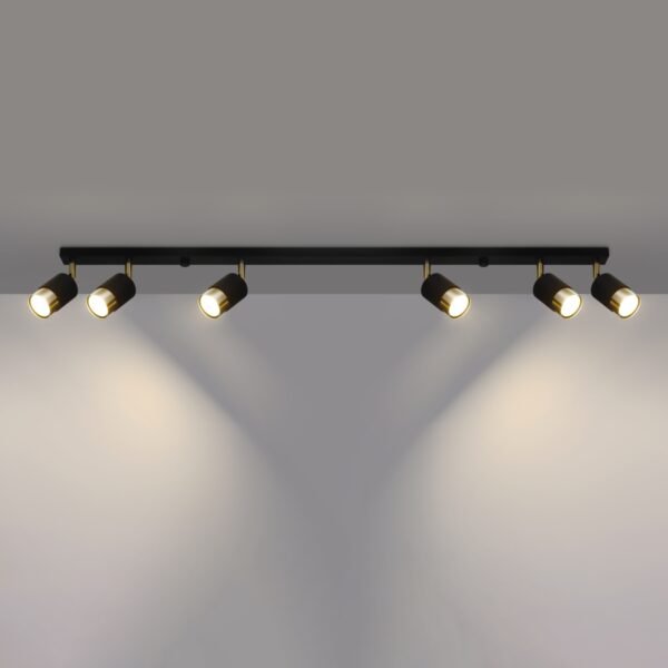 Ceiling Lamp Nero 6 Black/golden - Image 3