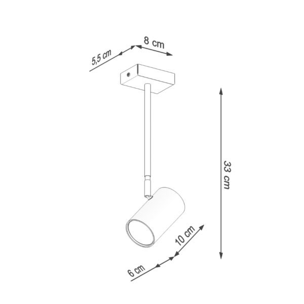 Ceiling Lamp Norano Black - Image 4