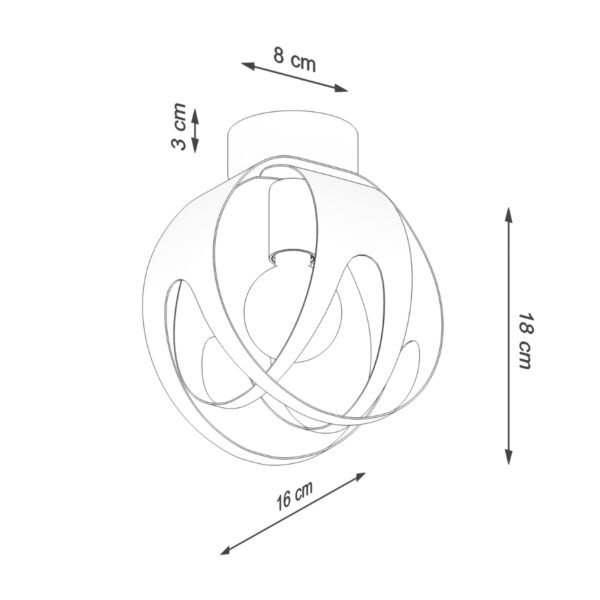 Ceiling Lamp Tulos White - Image 4