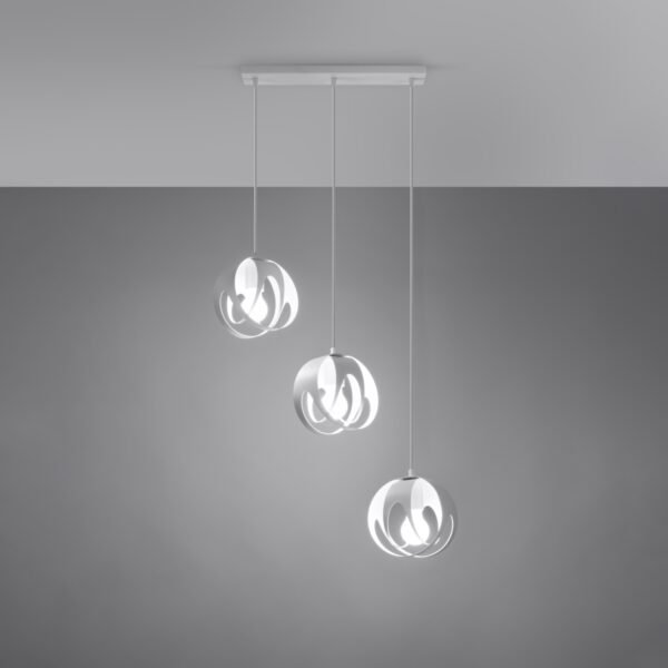Pendant Lamp Tulos 3l White Multi Pendants Modern Designer Lights