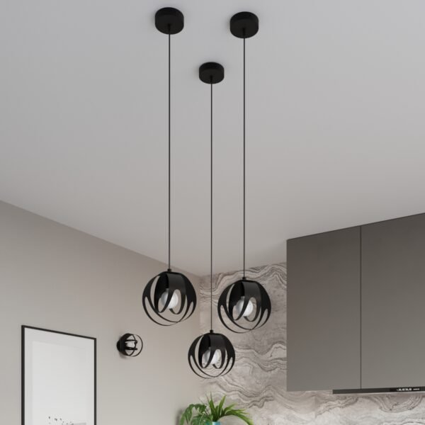 Pendant Lamp Tulos 1 Black - Image 5