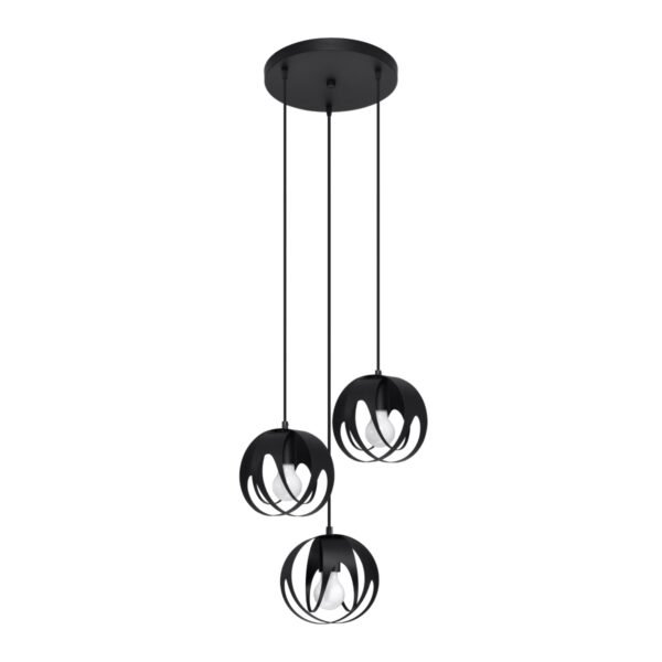 Pendant Lamp Tulos 3p Black