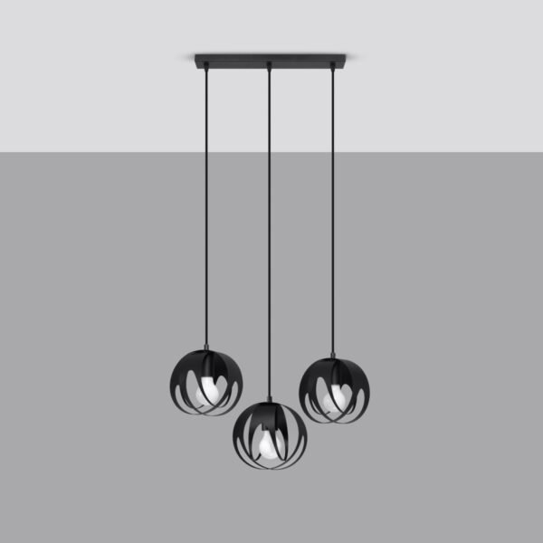 Pendant Lamp Tulos 3l Black - Image 2