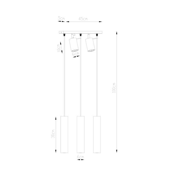 Pendant Lamp Ring 3 White - Image 4