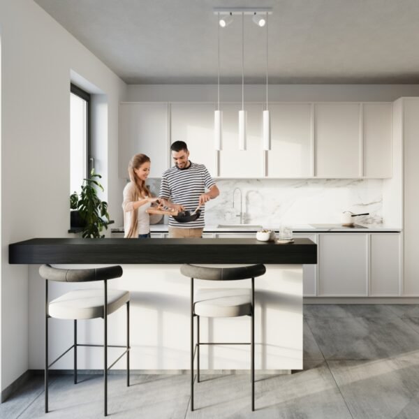 Pendant Lamp Ring 3 White - Image 6