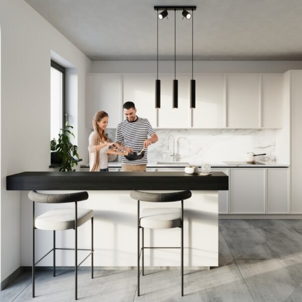Pendant Lamp Ring 3 Black - Image 6