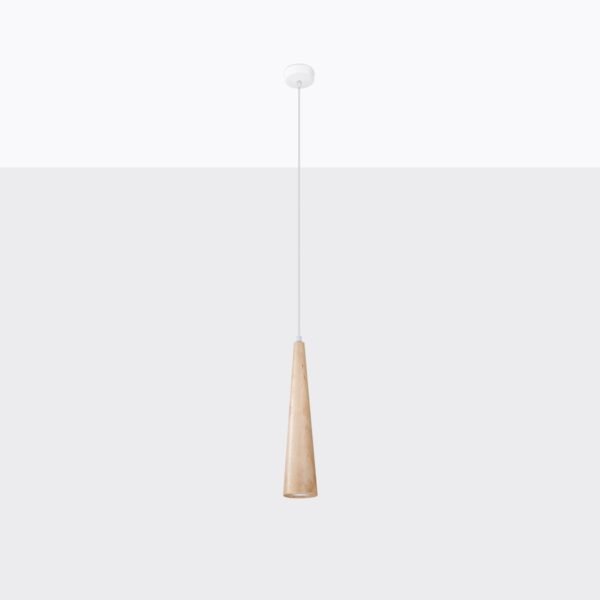Pendant Lamp Sula 1 Natural Wood - Image 2