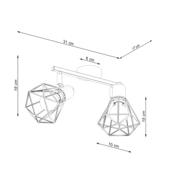 Ceiling Lamp Artemis 2 White - Image 5