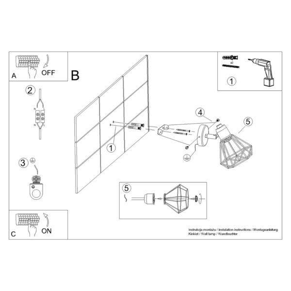 Wall Lamp Artemis 1 Black Single Wall Lights Modern Designer Lights