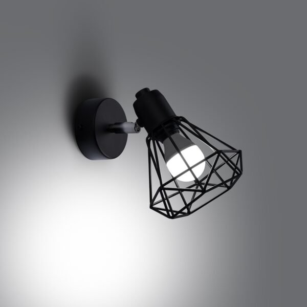 Wall Lamp Artemis 1 Black Single Wall Lights Modern Designer Lights