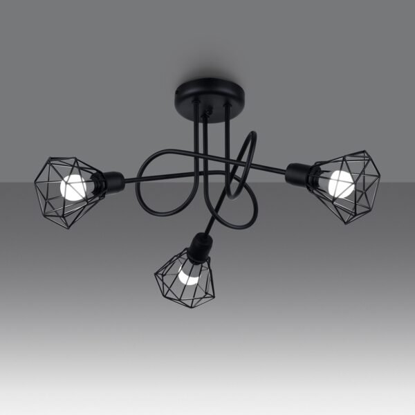 Chandelier Artemis 3s Black - Image 3