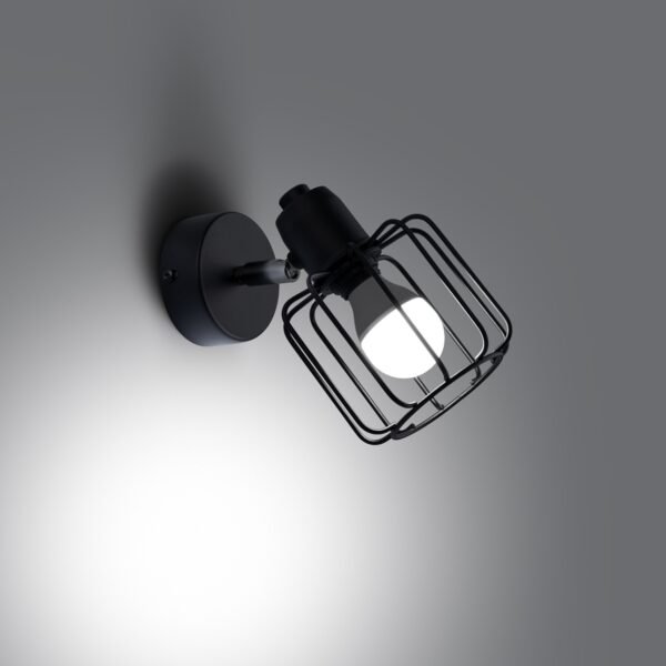 Wall Lamp Beluci 1 Black - Image 3