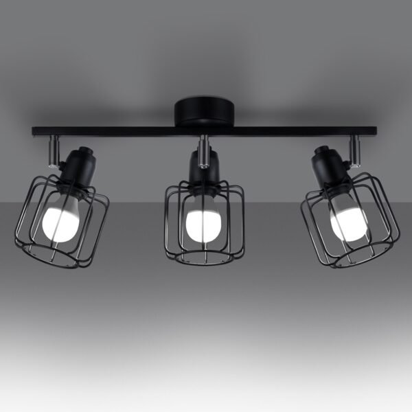 Ceiling Lamp Beluci 3 Black - Image 3