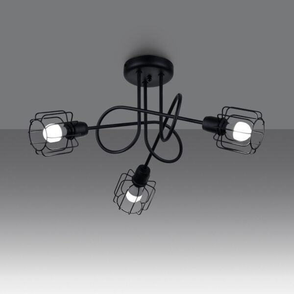 Chandelier Beluci 3s Black - Image 3