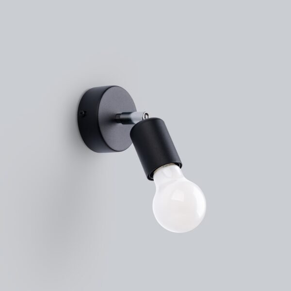 Wall Lamp Fornes 1 Black Single Wall Lights Modern Designer Lights