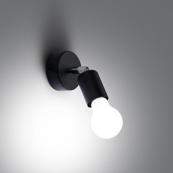 Wall Lamp Fornes 1 Black Single Wall Lights Modern Designer Lights