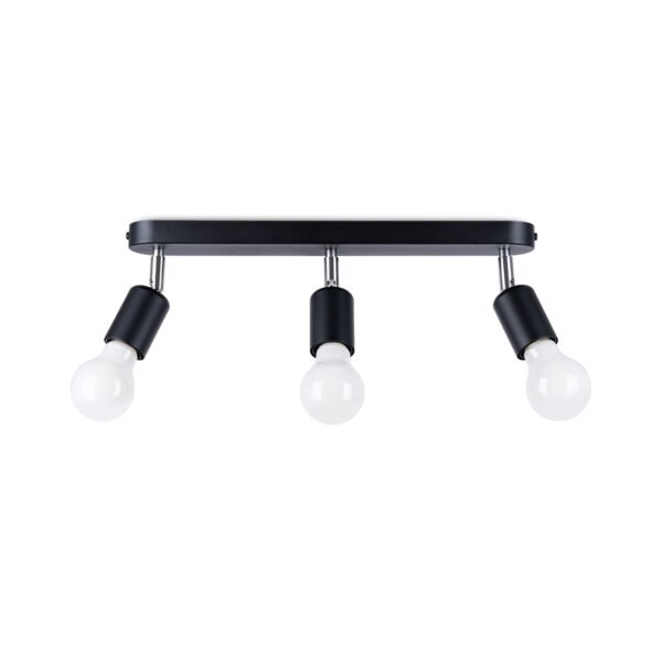 Ceiling Lamp Fornes 3 Black