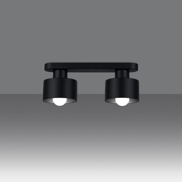 Ceiling Lamp Savar 2 Black - Image 3