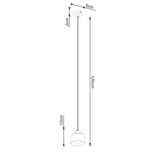 Pendant Lamp Savar 1 Black - Image 5